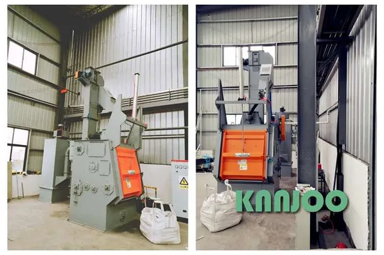 SA2.5 소형 주조 금속 에이프런 샷 블라스팅 머신